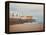 A Pier in Summer in USA-Myan Soffia-Framed Premier Image Canvas