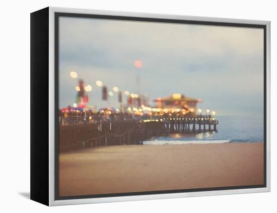 A Pier in Summer in USA-Myan Soffia-Framed Premier Image Canvas