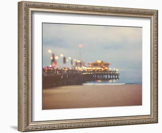 A Pier in Summer in USA-Myan Soffia-Framed Photographic Print