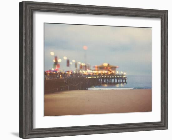 A Pier in Summer in USA-Myan Soffia-Framed Photographic Print