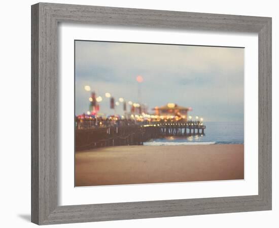 A Pier in Summer in USA-Myan Soffia-Framed Photographic Print