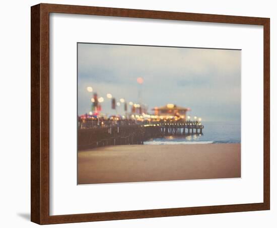 A Pier in Summer in USA-Myan Soffia-Framed Photographic Print