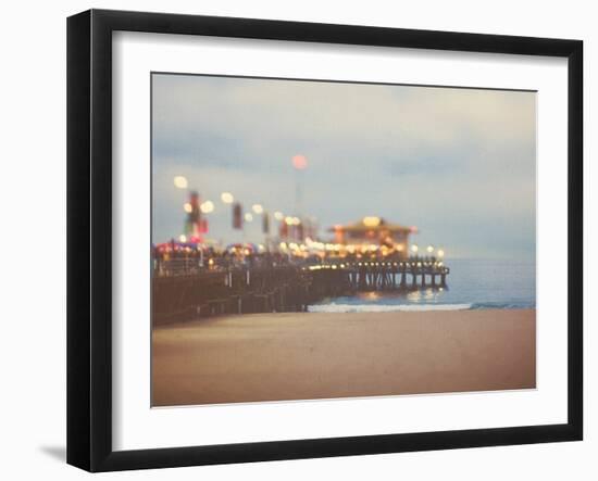 A Pier in Summer in USA-Myan Soffia-Framed Photographic Print