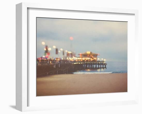 A Pier in Summer in USA-Myan Soffia-Framed Photographic Print