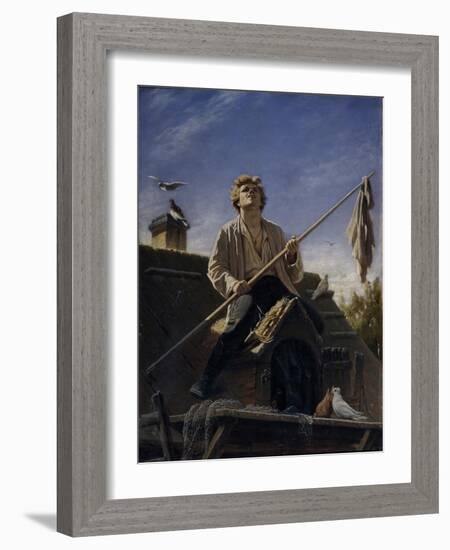 A Pigeon Fancier, 1874-Vasili Grigoryevich Perov-Framed Giclee Print