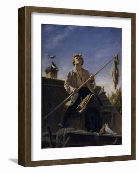 A Pigeon Fancier, 1874-Vasili Grigoryevich Perov-Framed Giclee Print