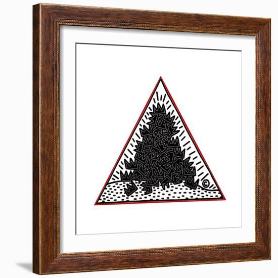 A Pile of Crowns for Jean-Michel Basquiat, 1988-Keith Haring-Framed Giclee Print