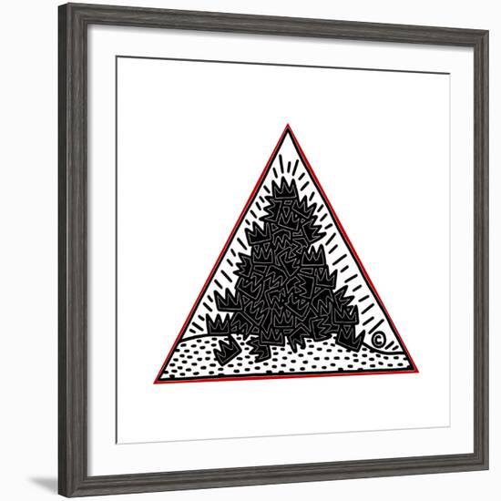 A Pile of Crowns for Jean-Michel Basquiat, 1988-Keith Haring-Framed Giclee Print