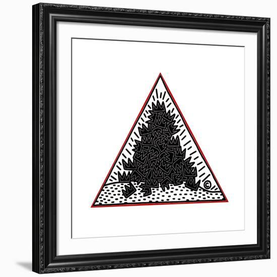 A Pile of Crowns for Jean-Michel Basquiat, 1988-Keith Haring-Framed Giclee Print