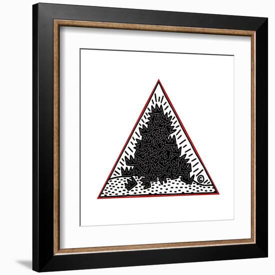 A Pile of Crowns for Jean-Michel Basquiat, 1988-Keith Haring-Framed Giclee Print