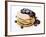 A Pile of Pancakes with Blueberry Sauce and Maple Syrup-Gerrit Buntrock-Framed Photographic Print