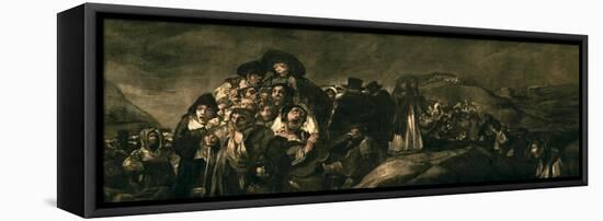 A Pilgrimage to San Isidro-Francisco de Goya-Framed Stretched Canvas