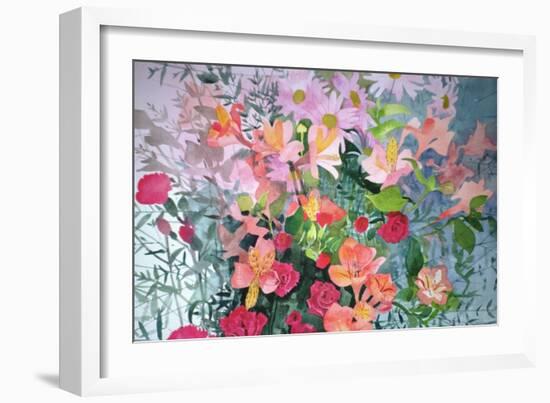 A Pink Bouquet-Claire Spencer-Framed Giclee Print