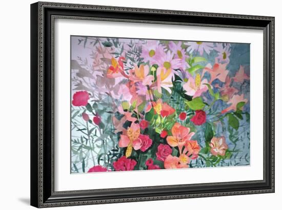 A Pink Bouquet-Claire Spencer-Framed Giclee Print