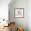 A Pink Poodle Kind of Day-Miyo Amori-Framed Art Print displayed on a wall