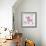 A Pink Poodle Kind of Day-Miyo Amori-Framed Art Print displayed on a wall