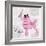 A Pink Poodle Kind of Day-Miyo Amori-Framed Art Print