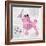 A Pink Poodle Kind of Day-Miyo Amori-Framed Art Print