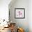 A Pink Poodle Kind of Day-Miyo Amori-Framed Art Print displayed on a wall