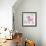 A Pink Poodle Kind of Day-Miyo Amori-Framed Art Print displayed on a wall