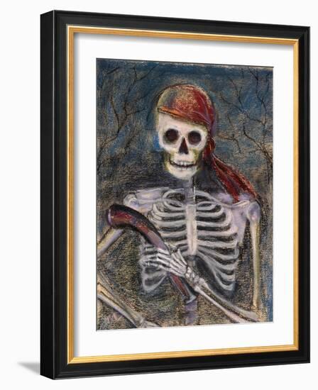 A Pirate and Her Pistol-Marie Marfia-Framed Giclee Print