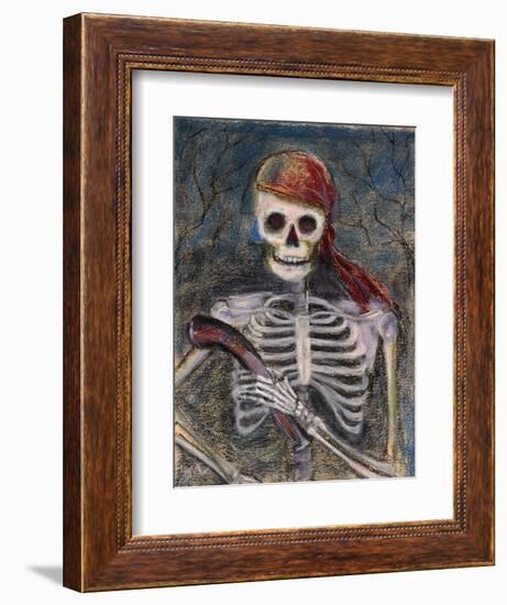 A Pirate and Her Pistol-Marie Marfia-Framed Giclee Print