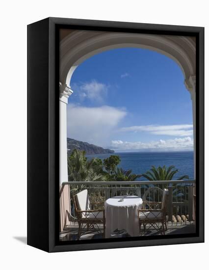 A Place for Tea, Funchal, Madeira, Portugal, Atlantic Ocean, Europe-James Emmerson-Framed Premier Image Canvas
