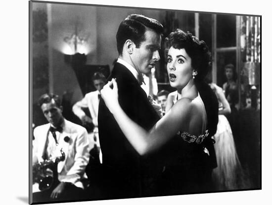 A Place in the Sun, Elizabeth Taylor, Montgomery Clift, 1951-null-Mounted Photo