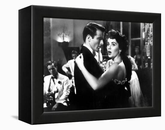 A Place in the Sun, Elizabeth Taylor, Montgomery Clift, 1951-null-Framed Stretched Canvas