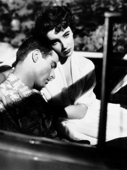 A Place in the Sun, from Left, Montgomery Clift, Elizabeth Taylor, 1951'  Photo | Art.com