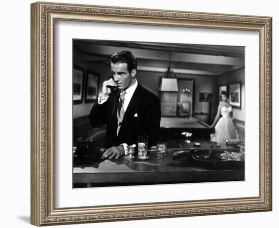 A Place in the Sun, Montgomery Clift, Elizabeth Taylor, 1951-null-Framed Premium Photographic Print