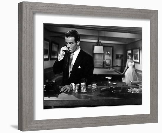 A Place in the Sun, Montgomery Clift, Elizabeth Taylor, 1951-null-Framed Premium Photographic Print