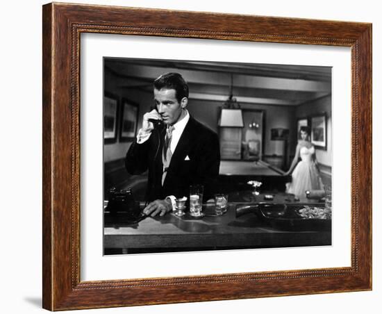 A Place in the Sun, Montgomery Clift, Elizabeth Taylor, 1951-null-Framed Premium Photographic Print