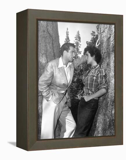 A Place in the Sun, Montgomery Clift, Elizabeth Taylor, 1951-null-Framed Stretched Canvas