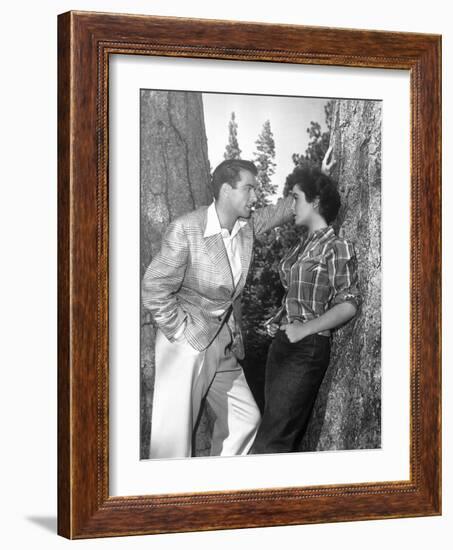 A Place in the Sun, Montgomery Clift, Elizabeth Taylor, 1951-null-Framed Photo