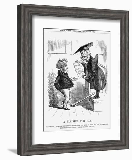 A Plaister for Pam., 1858-John Tenniel-Framed Giclee Print