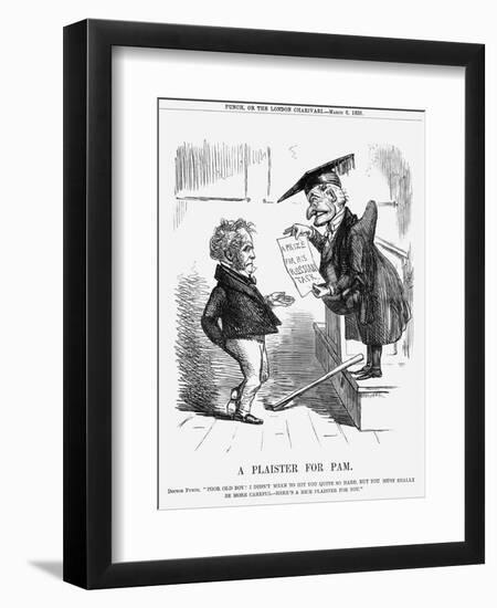 A Plaister for Pam., 1858-John Tenniel-Framed Giclee Print