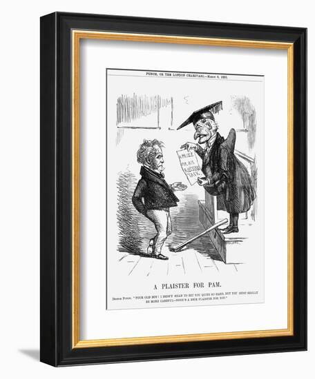 A Plaister for Pam., 1858-John Tenniel-Framed Giclee Print