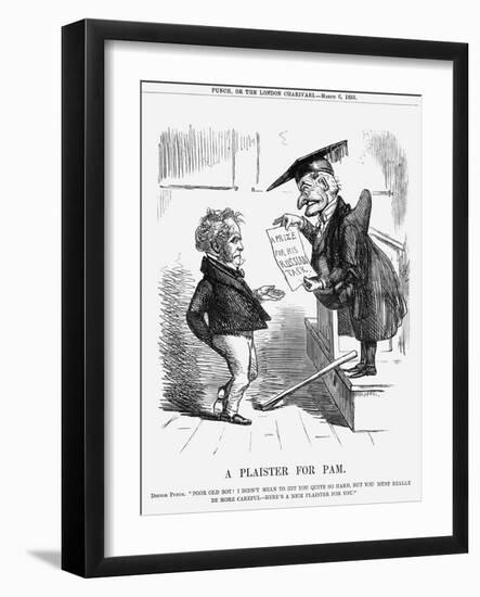 A Plaister for Pam., 1858-John Tenniel-Framed Giclee Print