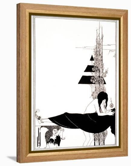 A Platonic Lament, Plate VII, 19th Century-Aubrey Beardsley-Framed Premier Image Canvas