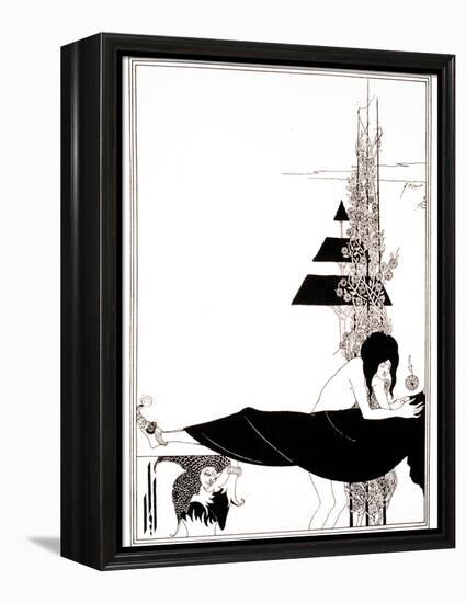 A Platonic Lament, Plate VII, 19th Century-Aubrey Beardsley-Framed Premier Image Canvas