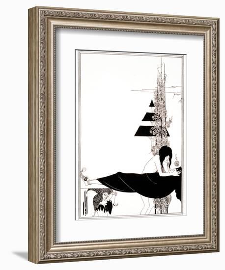 A Platonic Lament, Plate VII, 19th Century-Aubrey Beardsley-Framed Giclee Print