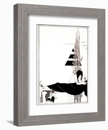 A Platonic Lament, Plate VII, 19th Century-Aubrey Beardsley-Framed Giclee Print