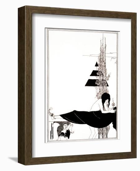 A Platonic Lament, Plate VII, 19th Century-Aubrey Beardsley-Framed Giclee Print