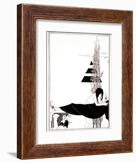 A Platonic Lament, Plate VII, 19th Century-Aubrey Beardsley-Framed Giclee Print