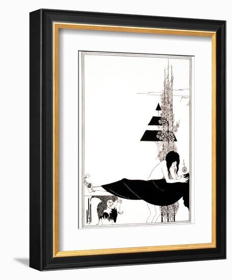 A Platonic Lament, Plate VII, 19th Century-Aubrey Beardsley-Framed Giclee Print