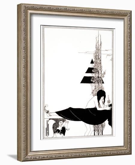 A Platonic Lament, Plate VII, 19th Century-Aubrey Beardsley-Framed Giclee Print