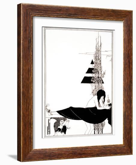 A Platonic Lament, Plate VII, 19th Century-Aubrey Beardsley-Framed Giclee Print