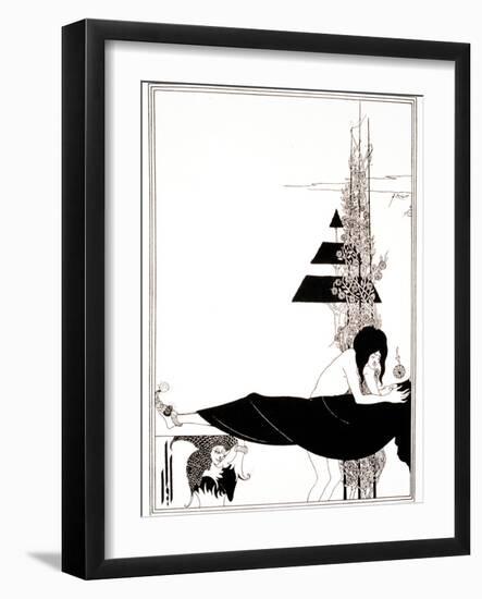 A Platonic Lament, Plate VII, 19th Century-Aubrey Beardsley-Framed Giclee Print