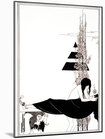 A Platonic Lament, Plate VII, 19th Century-Aubrey Beardsley-Mounted Giclee Print